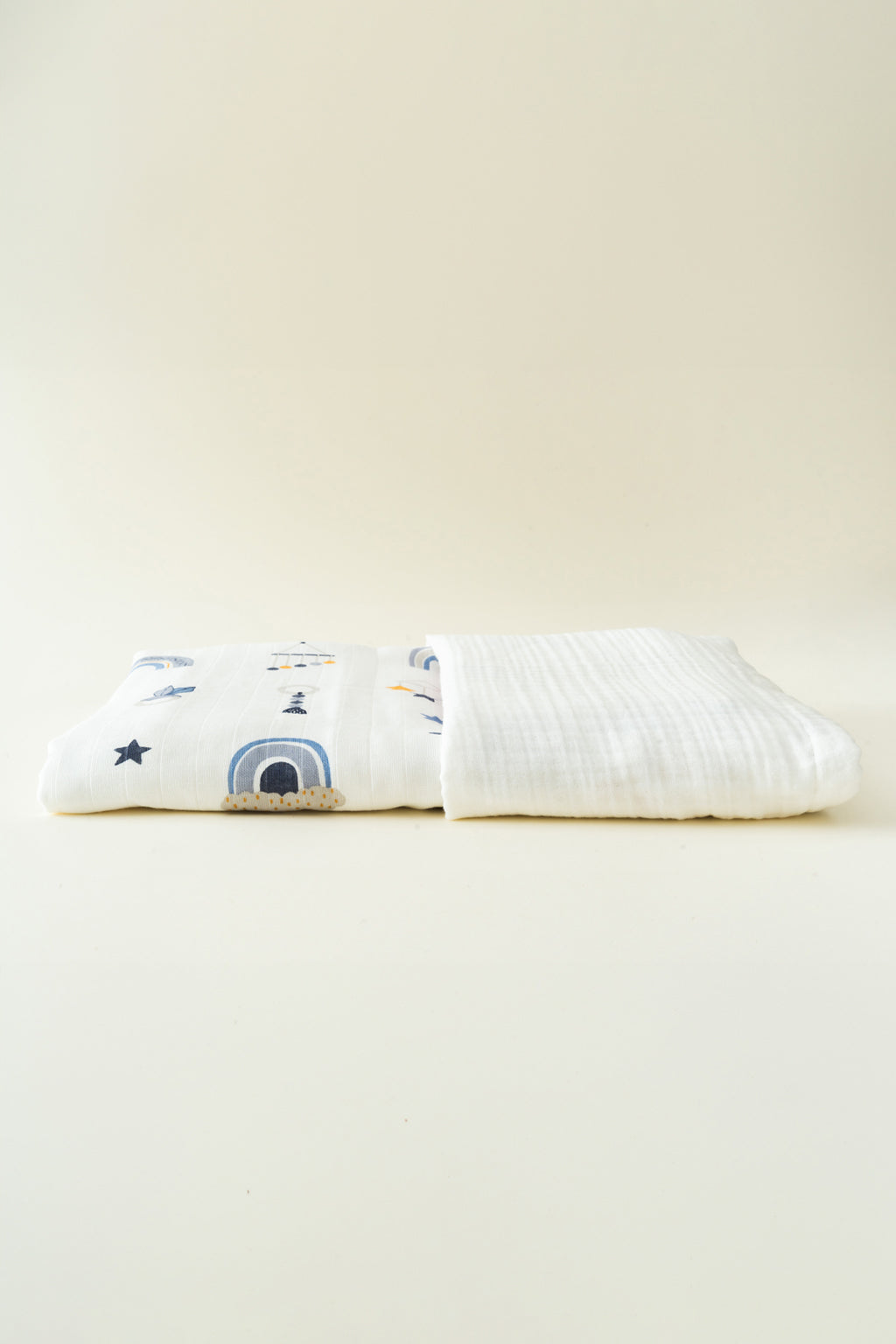 CLOUD CRINKLE-MUSLIN BABY BLANKET