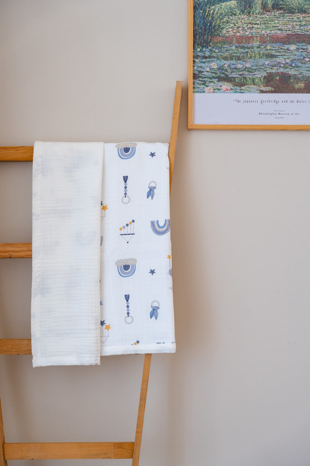 CLOUD CRINKLE-MUSLIN BABY BLANKET