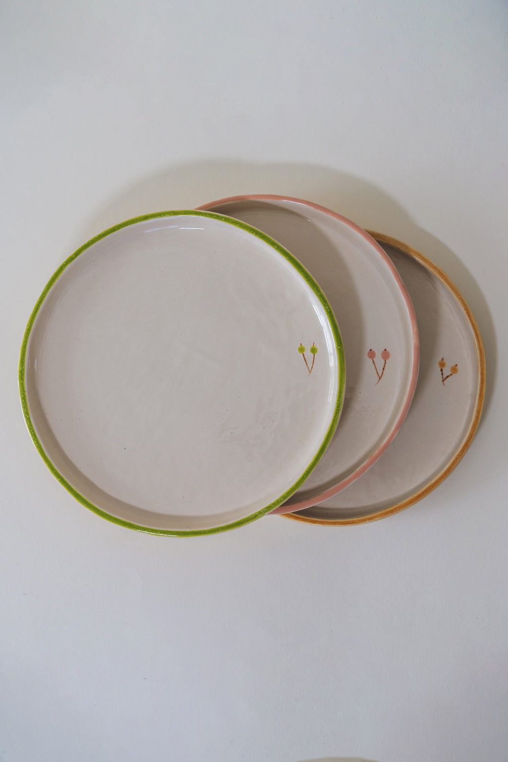 COLOR EDGE PLATES – 6 PIECE SET