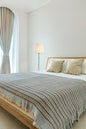PASTEL STRIPE WAFFLE BEDSPREAD