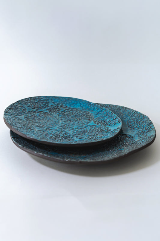 BLUE LACE CERAMIC BOWL