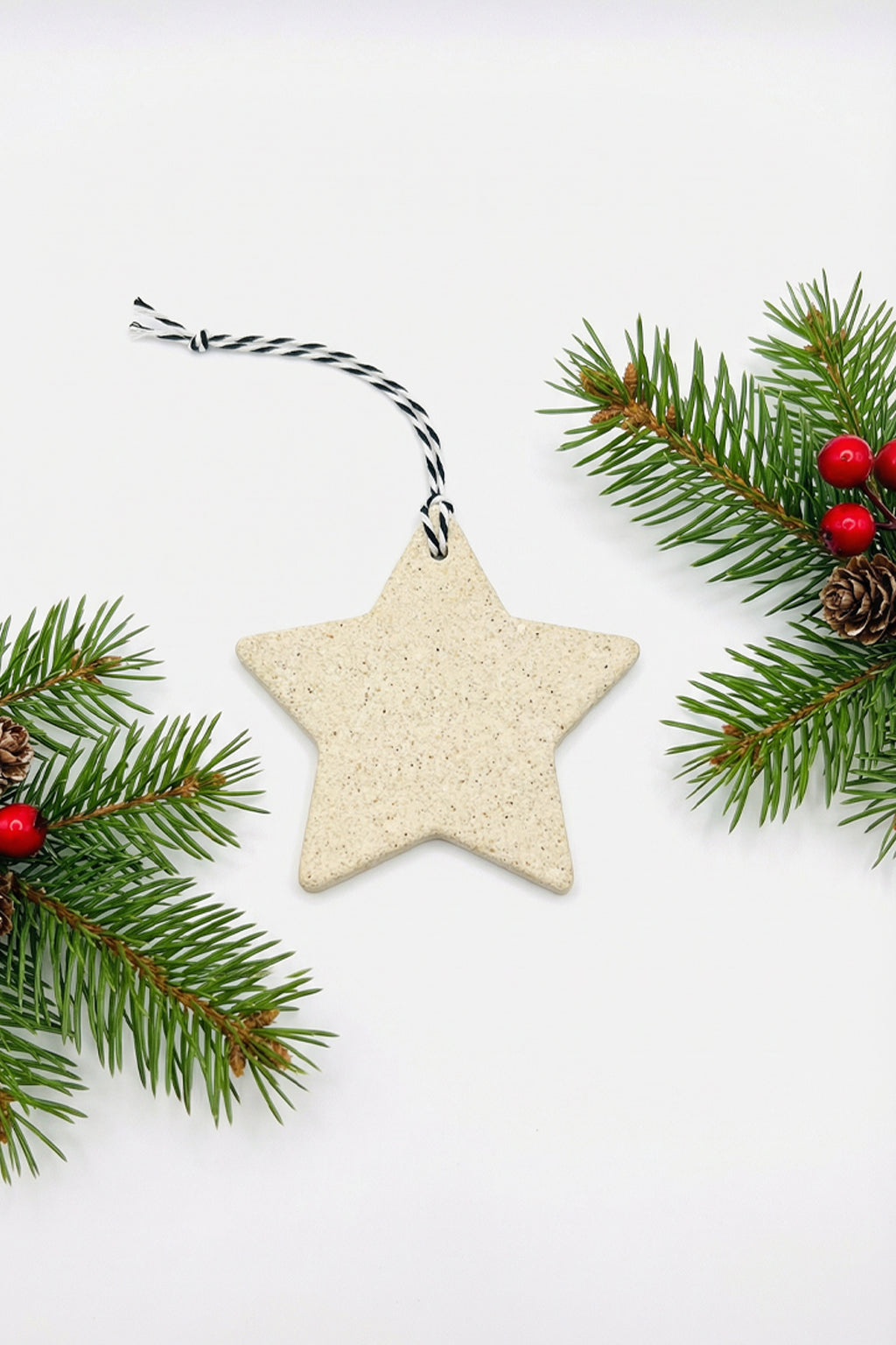 HANDCRAFTED CHRISTMAS TREE ORNAMENTS - SET of 7