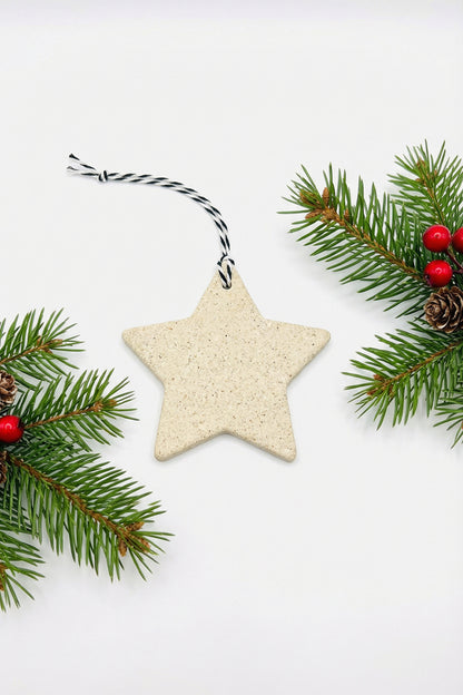 HANDCRAFTED CHRISTMAS TREE ORNAMENTS - SET of 7