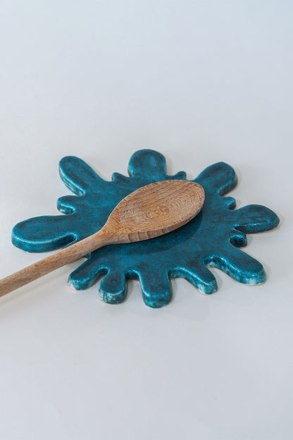 BLUE SPLASH SPOON REST