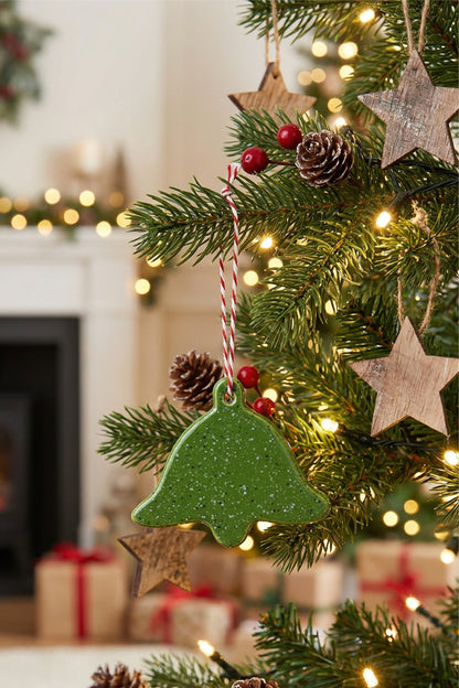 HANDCRAFTED CHRISTMAS TREE ORNAMENTS - SET of 7