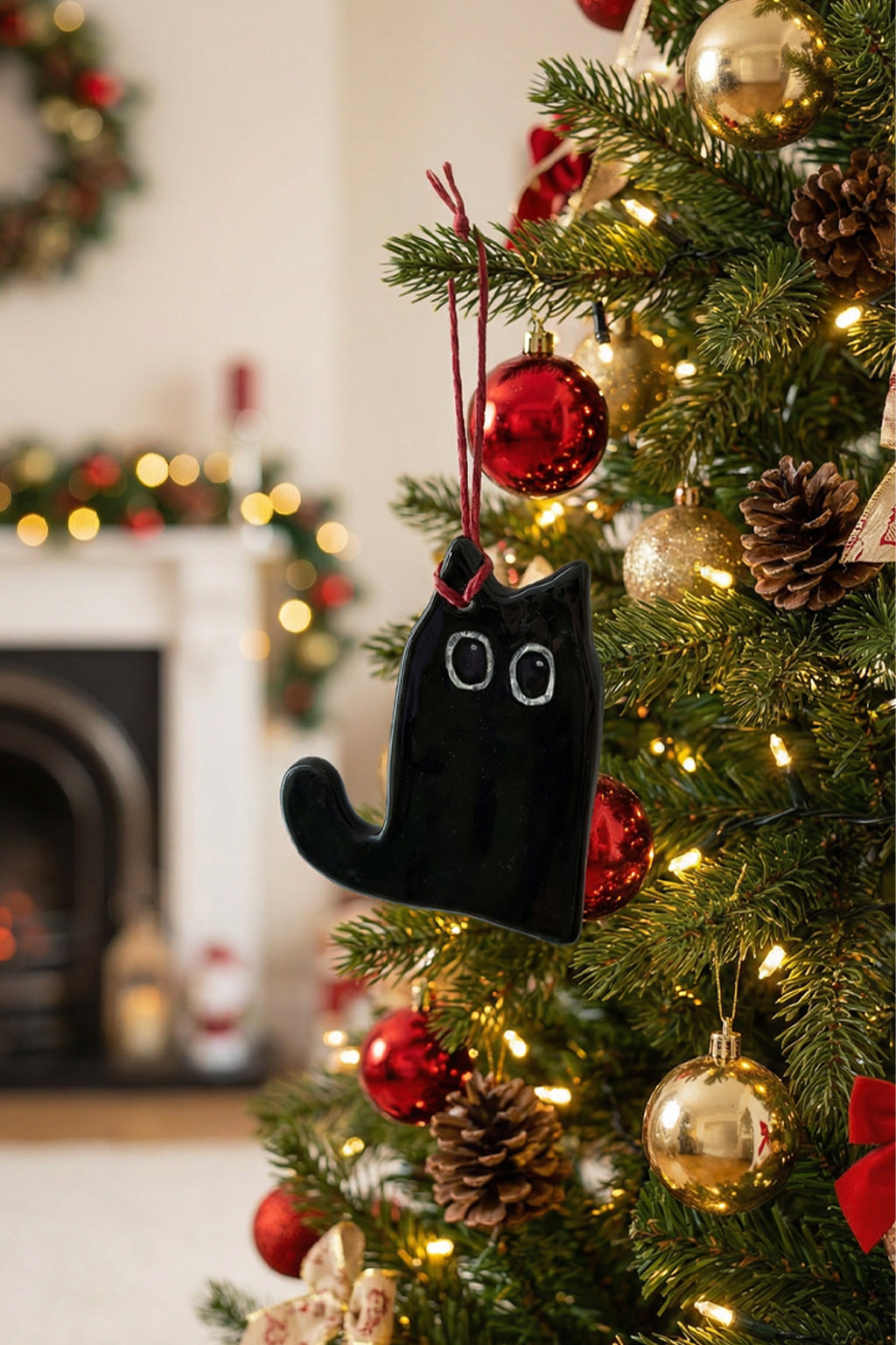 HANDCRAFTED CHRISTMAS TREE ORNAMENTS - SET of 7