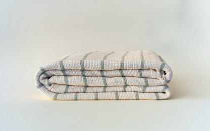 DUO SAGE CRINKLE BED COVER